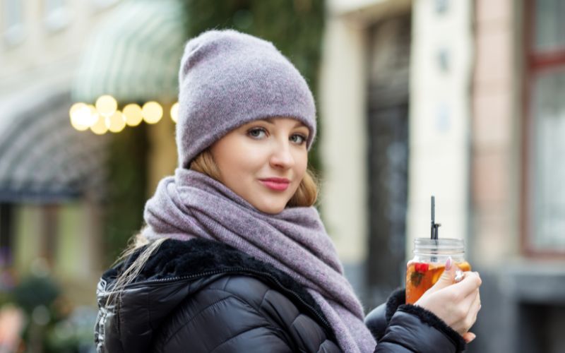 Écharpe Femme Imprimé Tête De Mort Et Roses - Châle Chaud En Polyester Doux, Taille Unique - 10