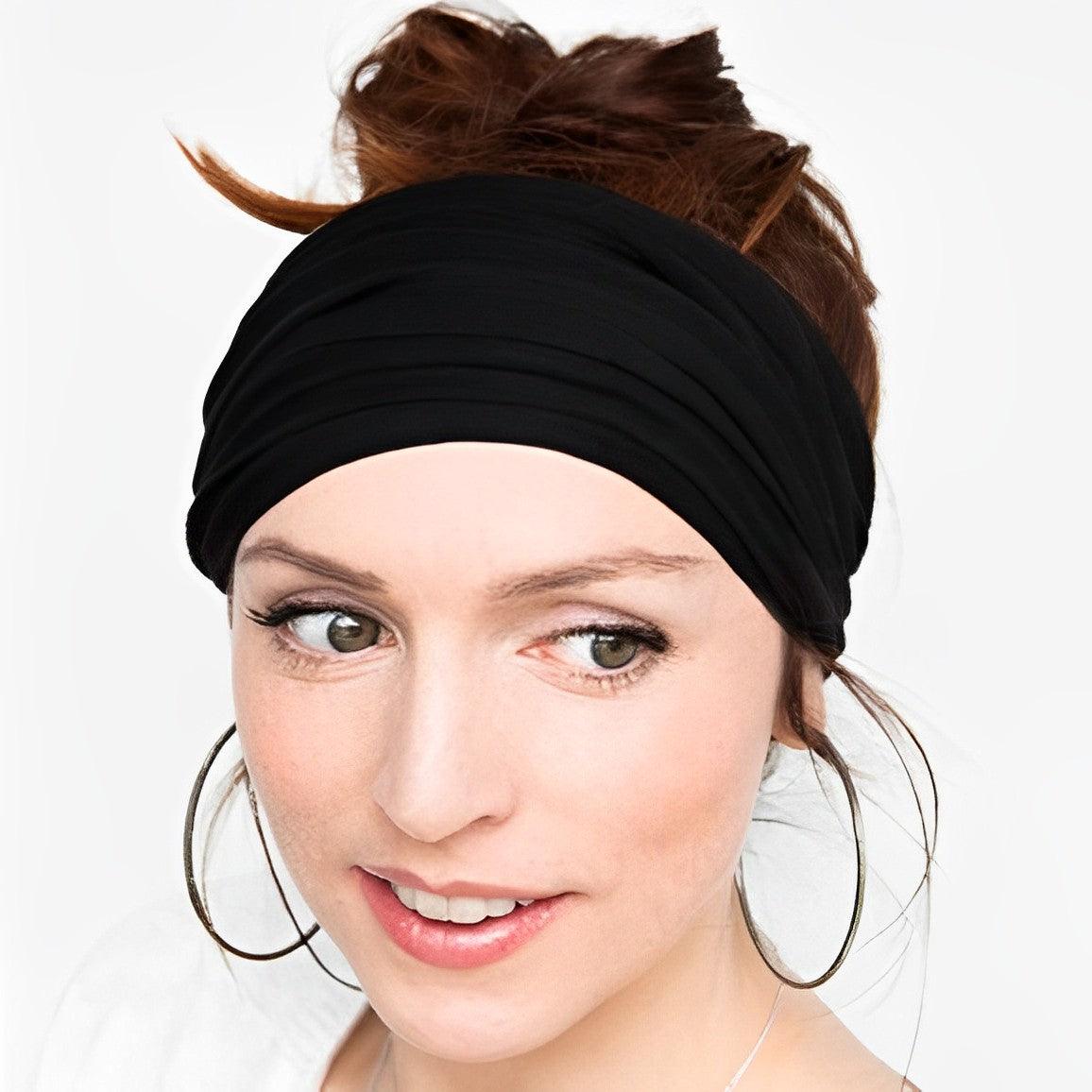 Bandeau Cheveux Femme LSU 47 Brand, Violet, Taille Unique Avec Nœud