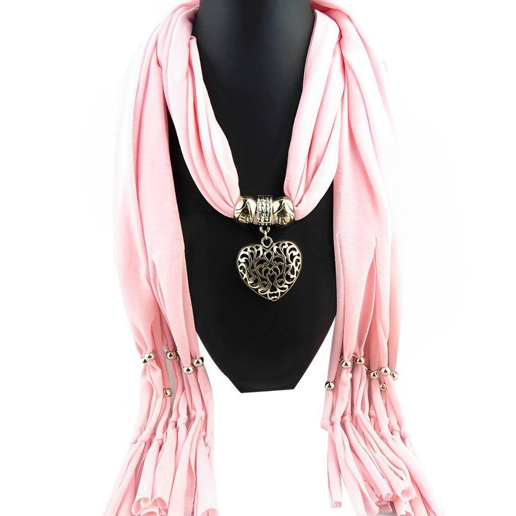 Bijou de foulard Grand Coeur | Eclats de Cristal Bijou de foulard Grand Coeur | Eclats de Cristal