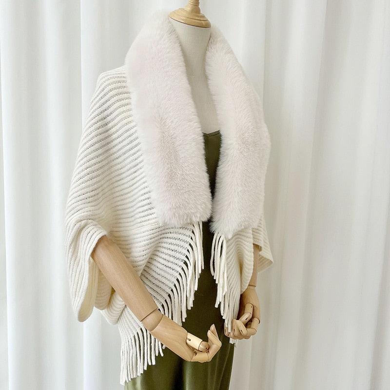 Cape écharpe Hiver Poncho Châle Femme - Taille Unique - Chaud Et Doux - Style Cape Élégante Pour Hiver Poncho Chale Femme Echarpe Cape écharpe Hiver Poncho Châle Femme - Taille Unique - Chaud Et Doux - Style Cape Élégante Pour Hiver Poncho Chale Femme Echarpe