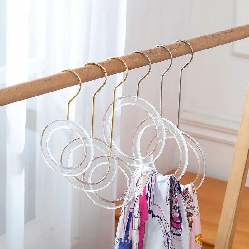 20 Cintres à Foulards Kiroplast - Porte-écharpes Italien Pour Rangement