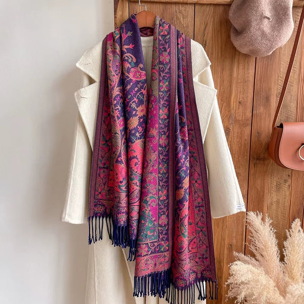 Châle Femme à Motifs Modernes -  - Châle - L'Atelier du Foulard