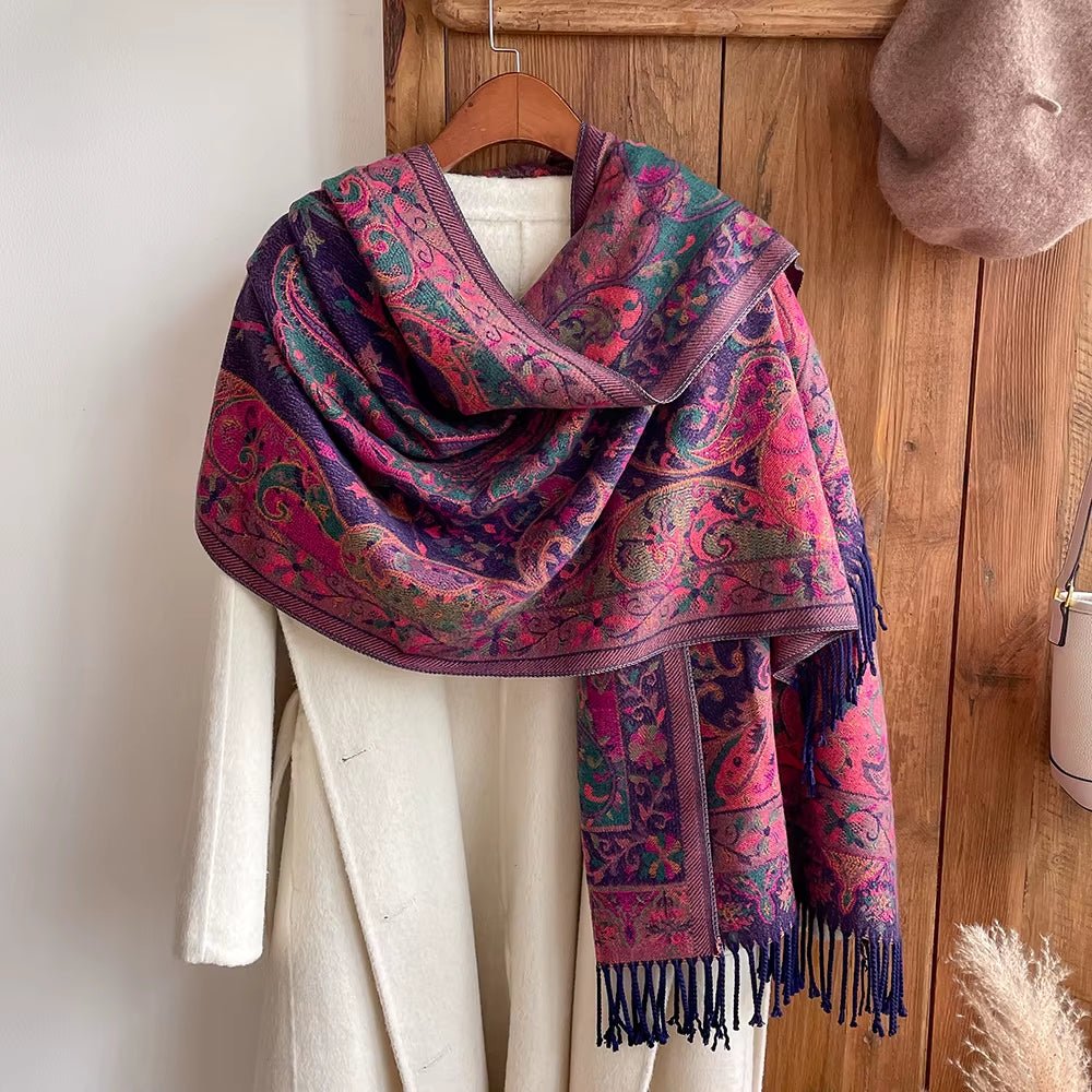 Châle Femme à Motifs Modernes -  - Châle - L'Atelier du Foulard