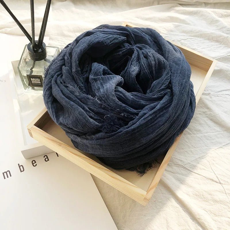 Écharpe en Coton Homme Douce et Chic - - L'Atelier du Foulard