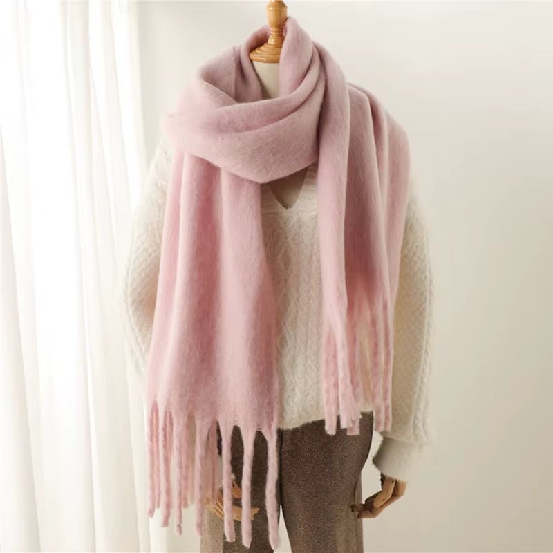 Écharpe femme douce à franges longues - Écharpe - L'Atelier du Foulard