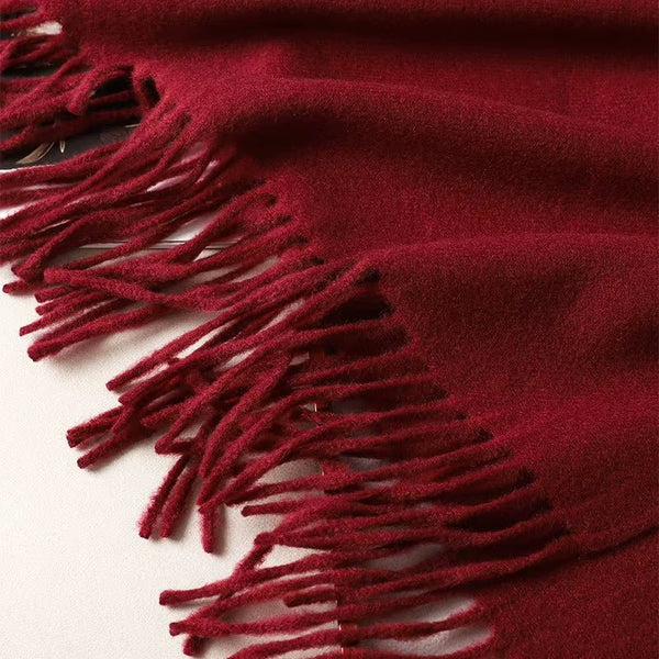 Écharpe femme en polyester doux à franges - Écharpe - L'Atelier du Foulard