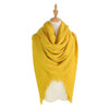 Écharpe triangle en coton - 14:29YELLOW;5:200003528130x130x190cm - L'Atelier du Foulard