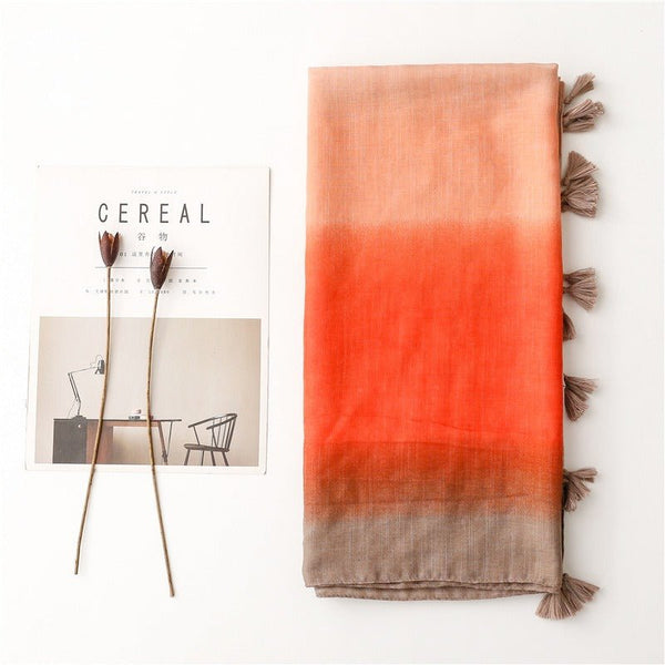 Foulard aux couleurs douces - 14:203322815XB311-02 - L'Atelier du Foulard