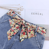 Foulard Ceinture en Tissu Multicolore avec Motif Floral -  - L'Atelier du Foulard