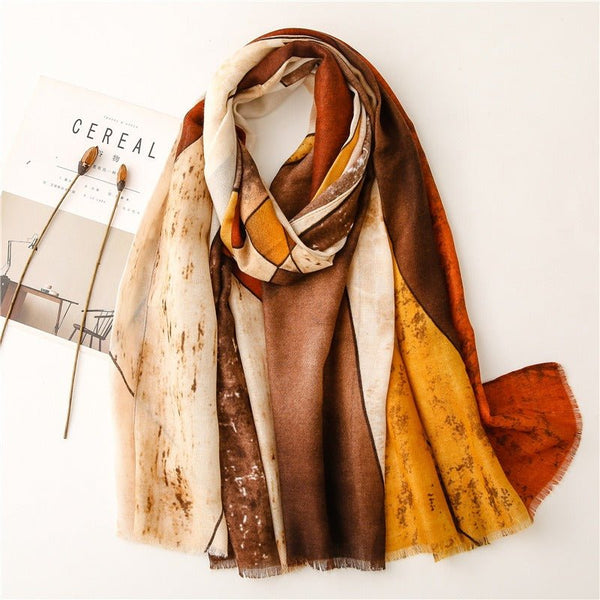 Foulard en polyester lunaire - 14:203322815XB311-02 - L'Atelier du Foulard