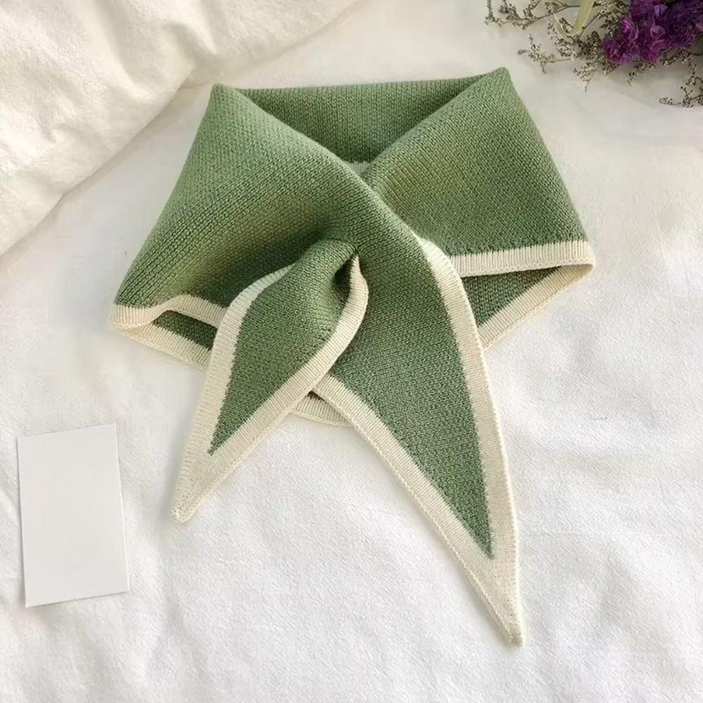 Foulard femme bicolore en polyester tricoté - Foulard - L'Atelier du Foulard