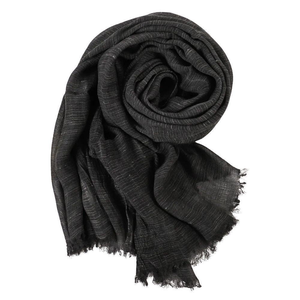 Foulard femme en polyester léger frangé - Foulard - L'Atelier du Foulard