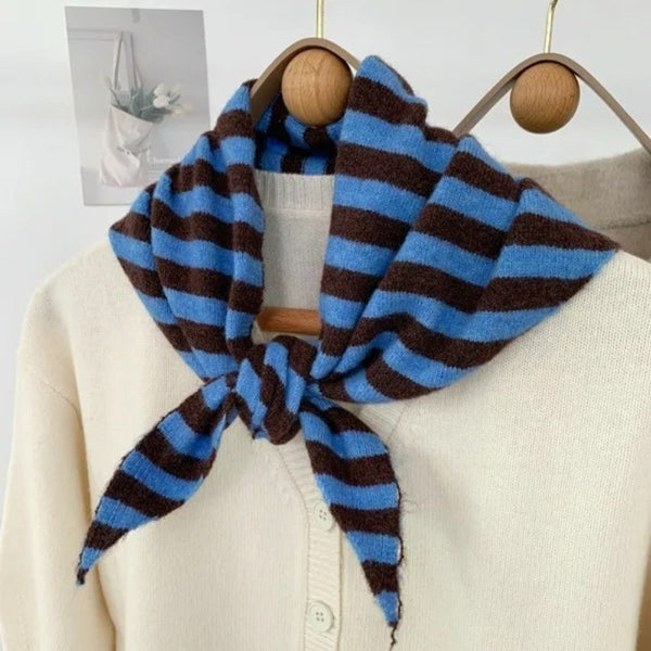 Foulard Tricoté rayée et coloré - Écharpe - L'Atelier du Foulard