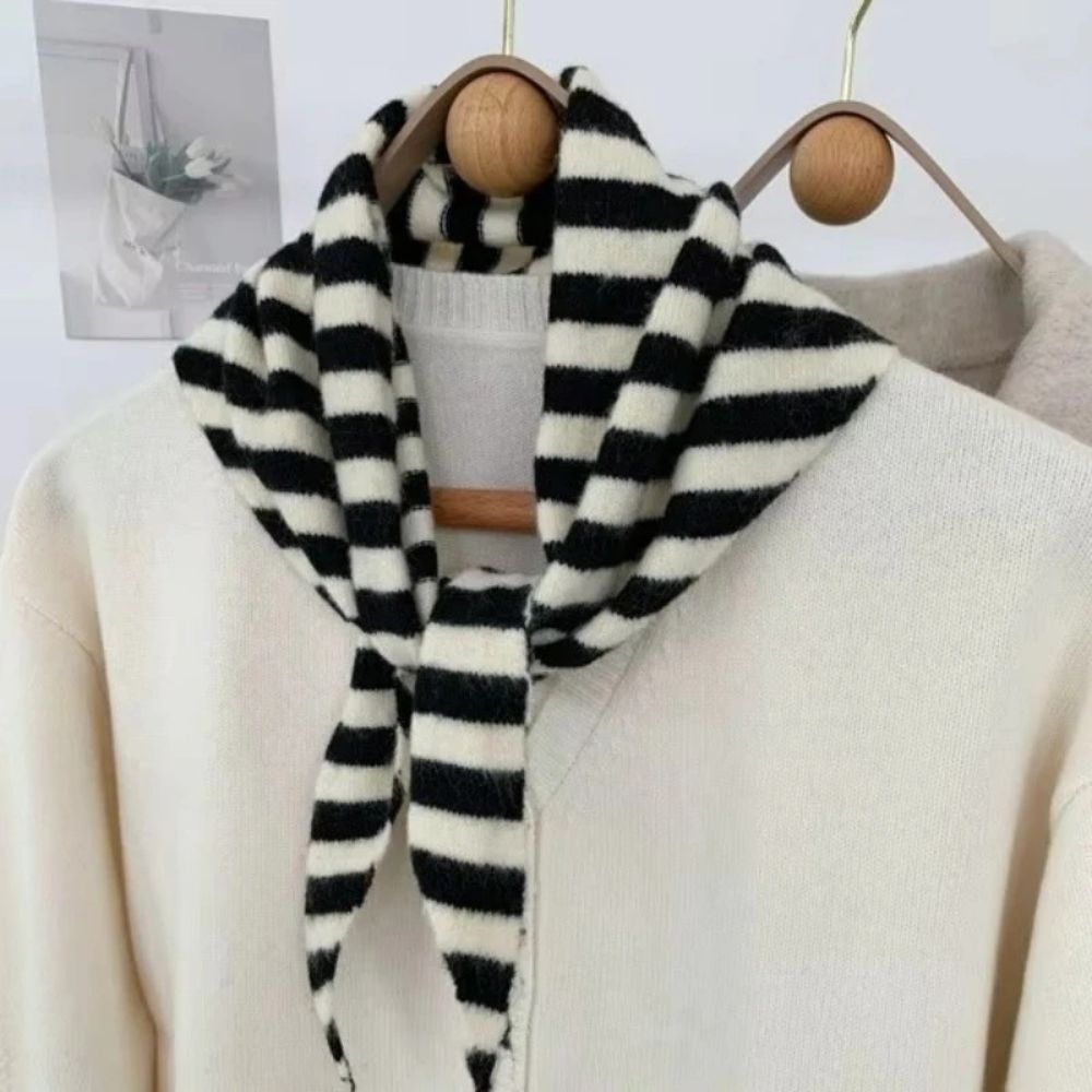 Foulard Tricoté rayée et coloré - Écharpe - L'Atelier du Foulard
