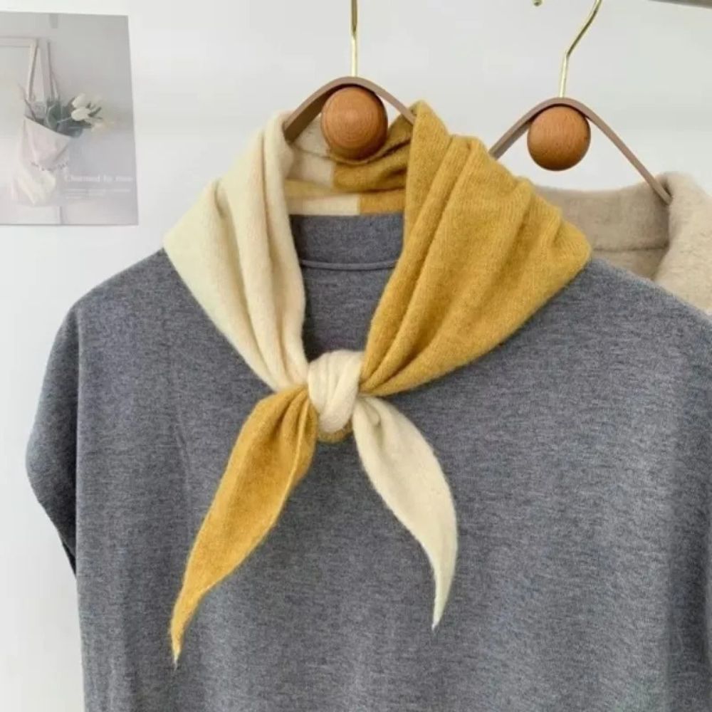 Foulard Tricoté rayée et coloré - Écharpe - L'Atelier du Foulard
