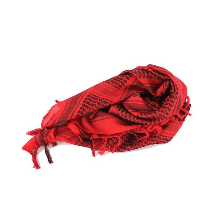 Keffieh Rouge Léger et Confortable - L'Atelier du Foulard