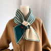 Écharpe croisée pour femmes motifs croix - 14:193#WYM-2;5:200003528#12x95cm - L'Atelier du Foulard