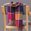 Echarpe en cachemire avec motifs à carreaux aux couleurs vives - 14:203322815#25;5:4182#120g - L'Atelier du Foulard