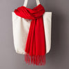 Écharpe en cachemire doux et chaud - Ton Rouge - 14:771#Red - L'Atelier du Foulard