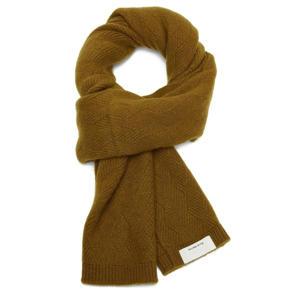 Écharpe en laine de Mérinos - 14:771#Maroon;5:200003528 - L'Atelier du Foulard