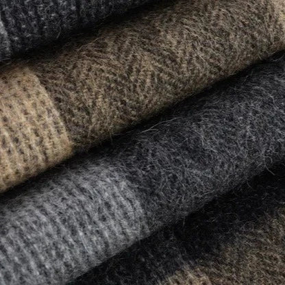 Echarpe en laine homme à carreaux 3 couleurs - 14:771#WJ2016C1 165-30CM - L'Atelier du Foulard