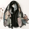 Écharpe florale multicolore pastel - 14:350852#59;5:200003528 - 0 - L'Atelier du Foulard