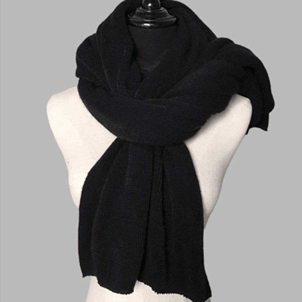 Écharpe tricotée épaisse - 14:350850#Black;5:200003528#one size;200007763:201336100 - L'Atelier du Foulard