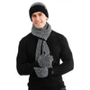 Ensemble 3 en 1 pour homme : Bonnet, Écharpe, Gants - 14:193 - L'Atelier du Foulard