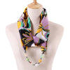 Foulard bijou avec perle dans les couleurs noir, violet et jaune - 14:200006153#19 - L'Atelier du Foulard