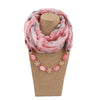 Foulard bijou perle fleurs et rose - 14:203322872#25 - L'Atelier du Foulard