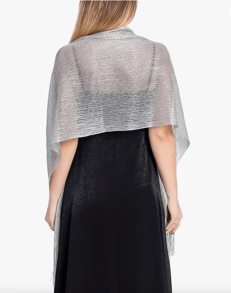 Foulard brillant femme - 14:200004889#black golden - L'Atelier du Foulard