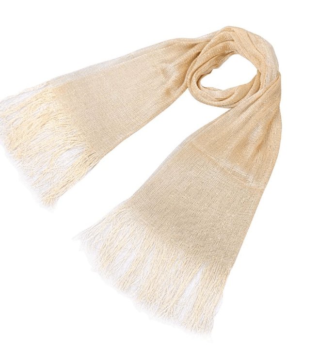 Foulard brillant femme - 14:200004889#black golden - L'Atelier du Foulard