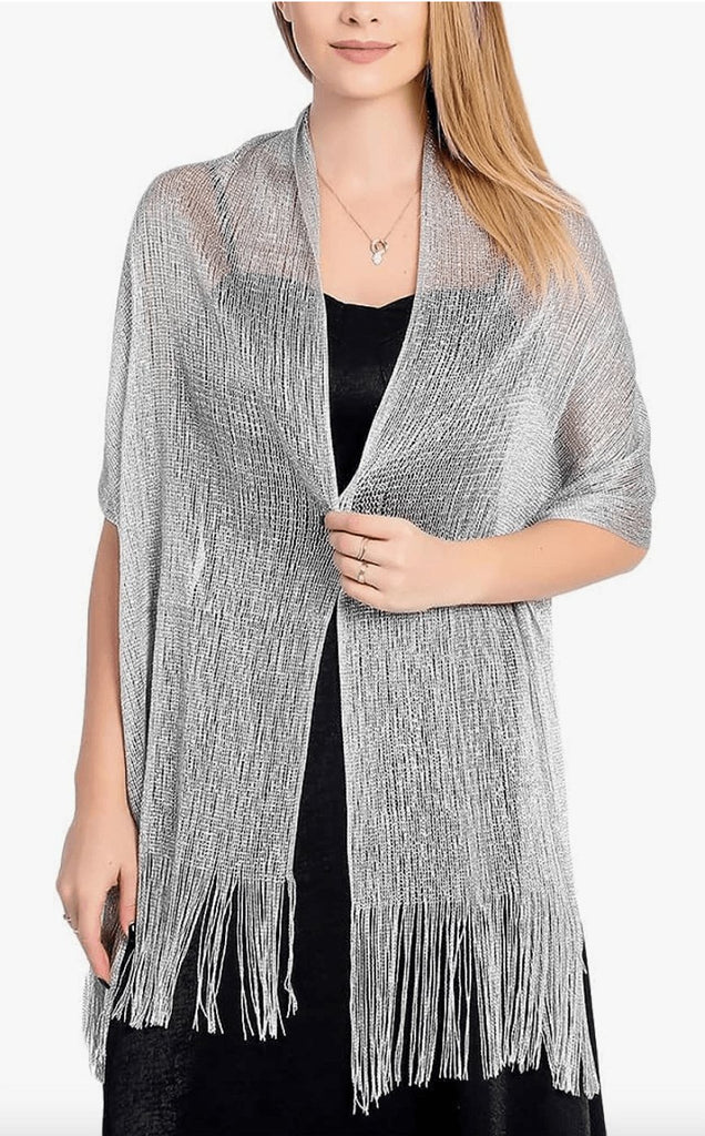 Foulard brillant femme - 14:1254#blue - L'Atelier du Foulard