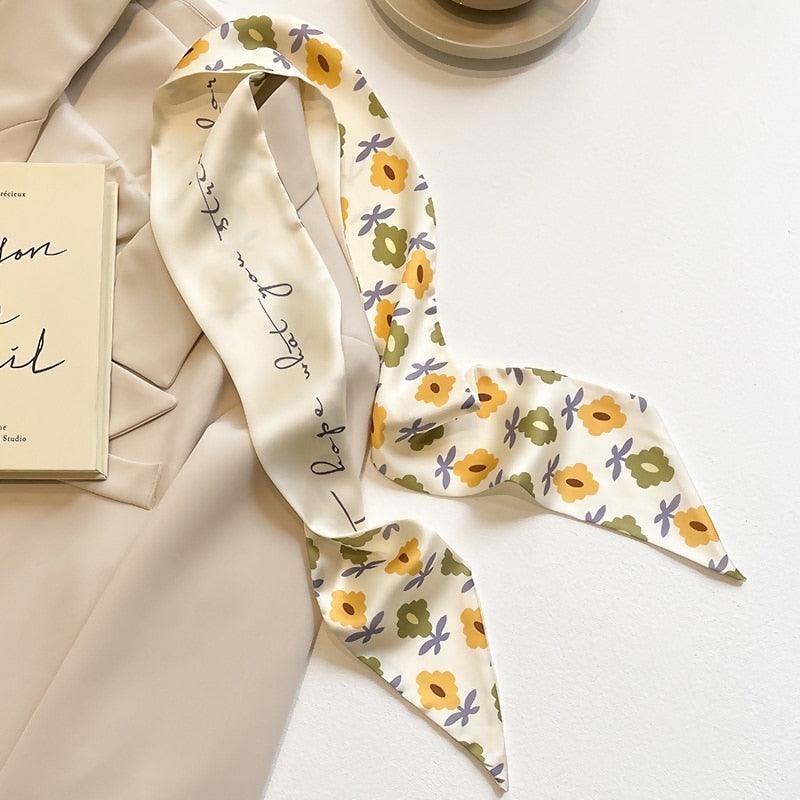 Collier Foulard écharpe Bijou Ton Jaune Vif – Neuf Avec étiquettes, Pièce Unique
