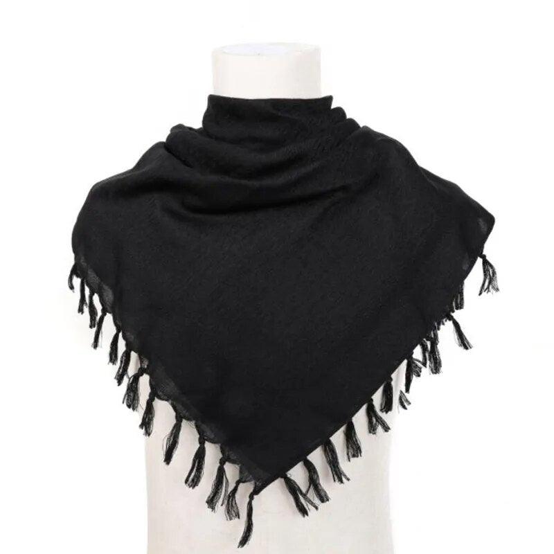 Foulard épais type militaire - 14:193#black - L'Atelier du Foulard