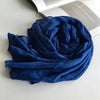 Foulard monochrome bleu saphir - 14:200013902#Sapphire(B size) - L'Atelier du Foulard