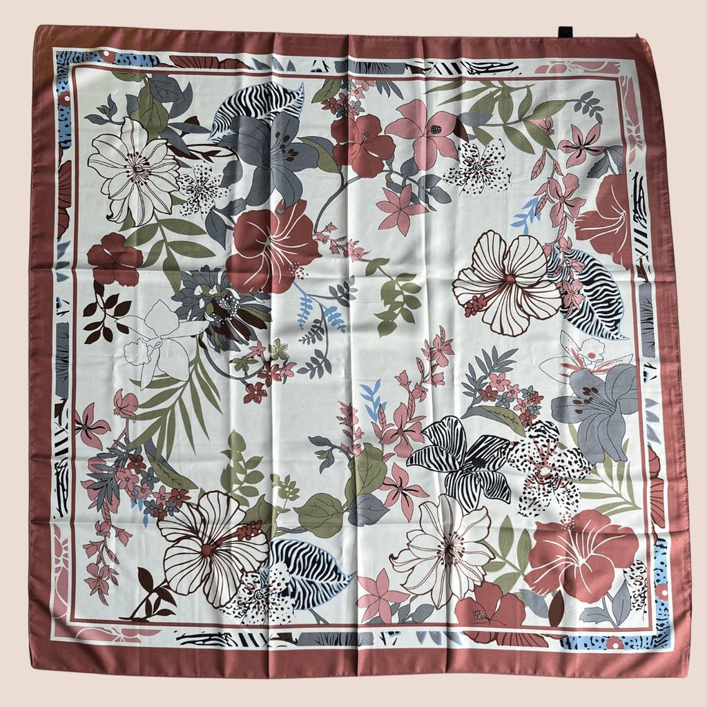 Superbe Foulard Linvosges – Tons Jolis Et Variés – Neuf Avec Petites Imperfections