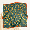 Foulard soie naturelle motif poisson - 14:200004889#SD0099s1;5:200003528#natural silk 53x53cm - L'Atelier du Foulard