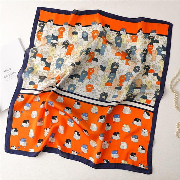 Foulards série chat 