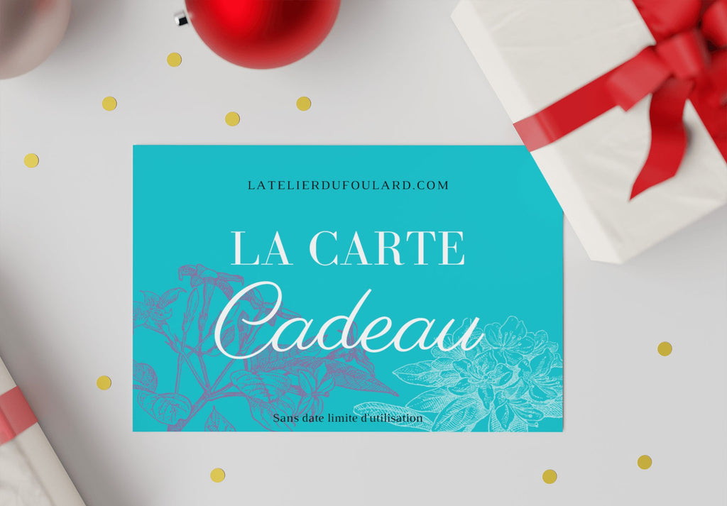 La Carte Cadeau de L'Atelier du Foulard - - L'Atelier du Foulard