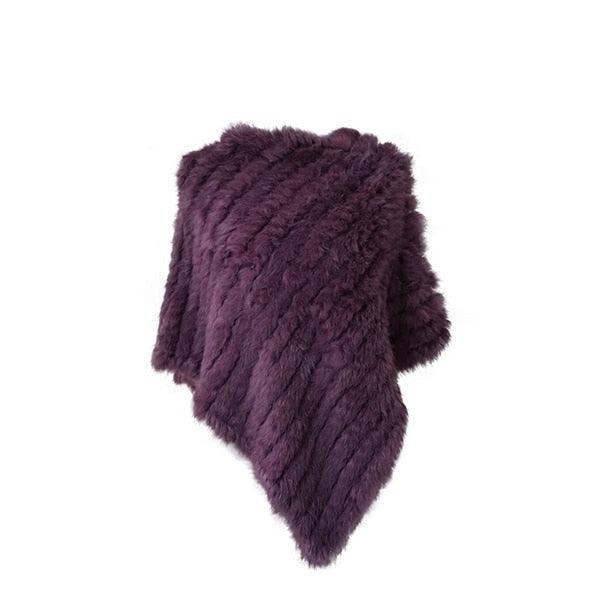 Poncho en fourrure de lapin - 14:200004891;5:200003528 - L'Atelier du Foulard