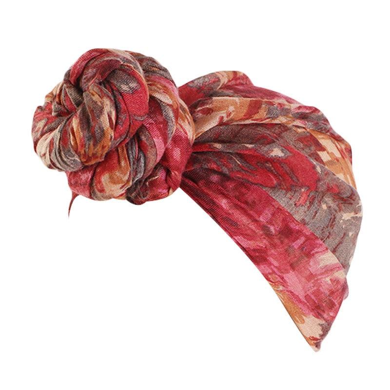 Turban floral - 14:200006158;200007763:201336100 - L'Atelier du Foulard