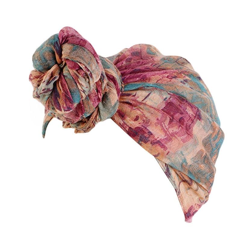 Turban floral - 14:203221806;200007763:201336100 - L'Atelier du Foulard